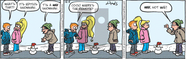 Cleats - Friday December 5, 2008 Comic Strip