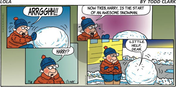 Lola on Sunday January 18, 2009 Comic Strip