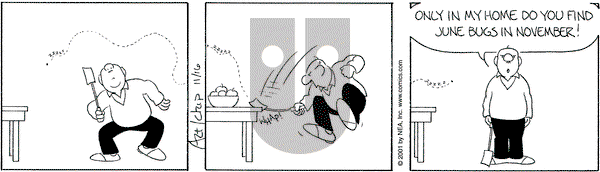 The Born Loser on Friday December 28, 2001 Comic Strip