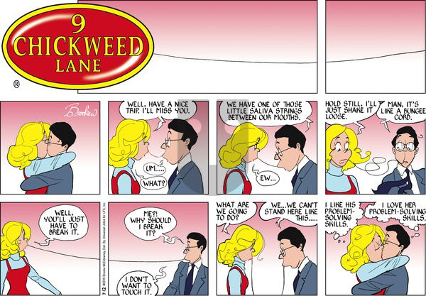 9 Chickweed Lane on Sunday July 12, 2015 Comic Strip