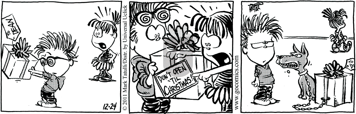 Heart of the City - Saturday December 24, 2011 Comic Strip