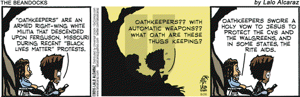 La Cucaracha - Wednesday August 26, 2015 Comic Strip