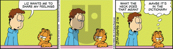 Garfield on Thursday February 16, 2012 Comic Strip