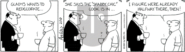 The Born Loser on Saturday November 24, 2001 Comic Strip