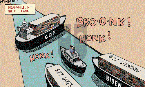 Robert Ariail on Thursday April 1, 2021 Comic Strip