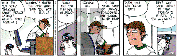 Get Fuzzy on Thursday April 22, 2010 Comic Strip