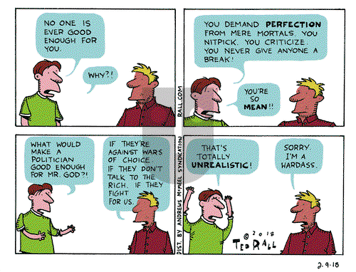 Ted Rall on Friday February 9, 2018 Comic Strip