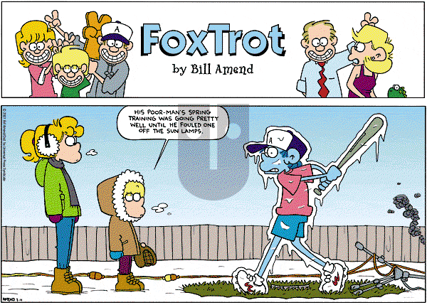 FoxTrot on Sunday April 6, 2003 Comic Strip