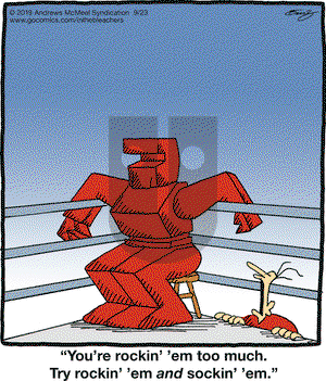In the Bleachers on Monday September 23, 2019 Comic Strip