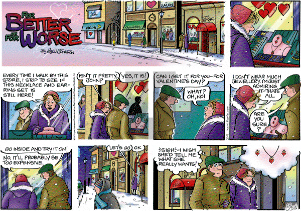 For Better or For Worse - Sunday February 9, 2003 Comic Strip