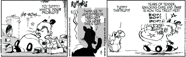 Over the Hedge on Monday August 4, 2003 Comic Strip