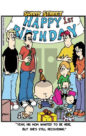 Sunny Street on Thursday February 18, 2016 Comic Strip