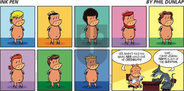 Ink Pen on Sunday February 17, 2008 Comic Strip