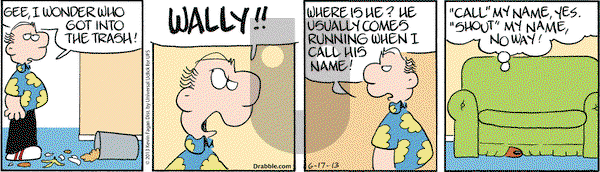 Drabble - Monday June 17, 2013 Comic Strip
