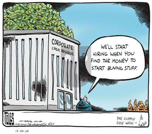 Tom Toles on Monday December 20, 2010 Comic Strip