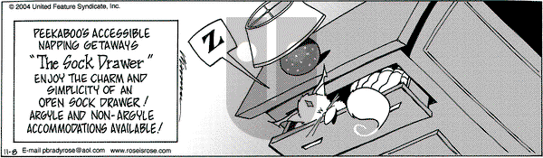 Rose is Rose on Monday November 8, 2004 Comic Strip