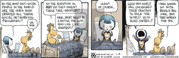 Non Sequitur - Wednesday November 18, 2009 Comic Strip