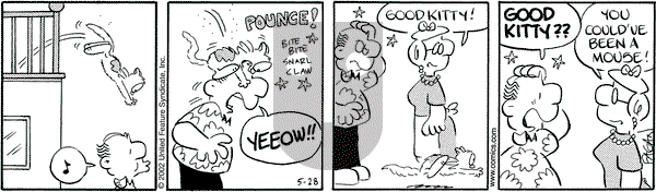 Drabble on Tuesday May 28, 2002 Comic Strip