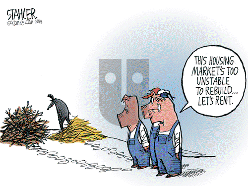 Jeff Stahler on Tuesday April 29, 2014 Comic Strip
