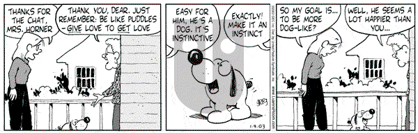 Luann on Thursday January 9, 2003 Comic Strip