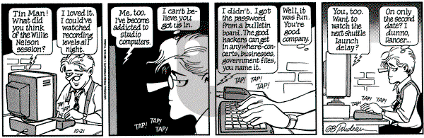 Doonesbury on Thursday October 21, 1993 Comic Strip