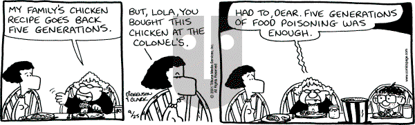 Lola on Tuesday September 25, 2001 Comic Strip