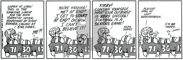 Doonesbury on Friday December 15, 1972 Comic Strip
