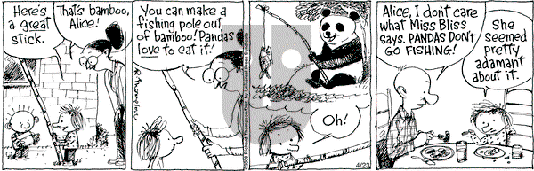 Cul de Sac on Wednesday April 23, 2008 Comic Strip