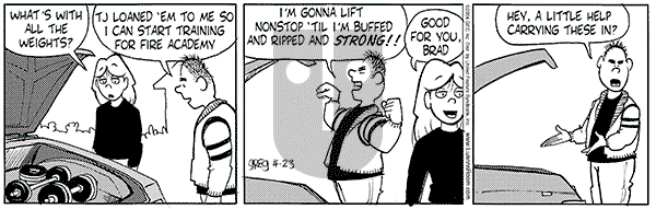 Luann on Friday April 23, 2004 Comic Strip