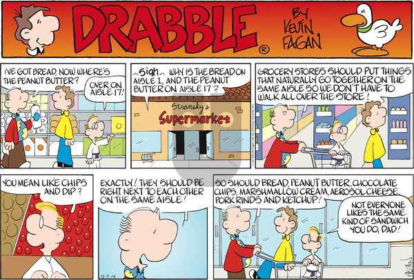 Drabble on Sunday December 7, 2014 Comic Strip