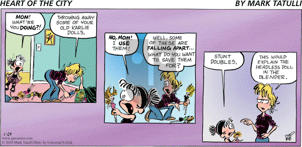 Heart of the City on Sunday January 24, 2010 Comic Strip