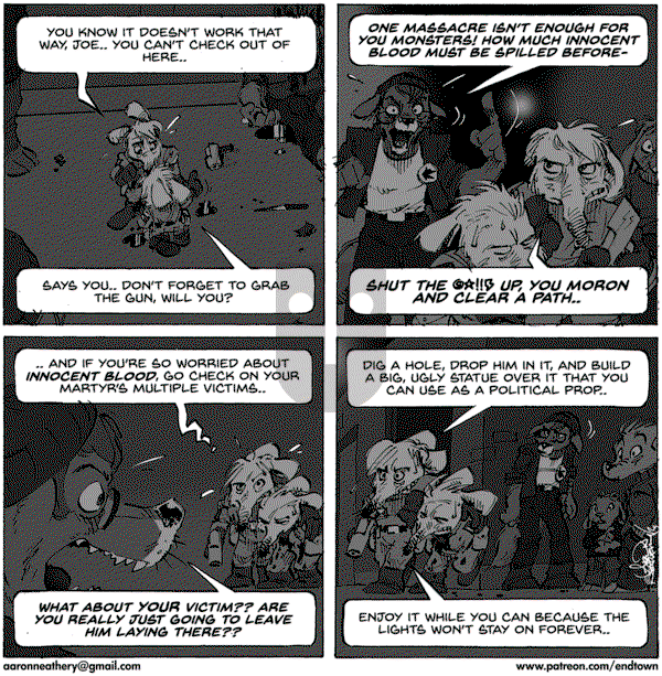 Endtown on Wednesday January 22, 2025 Comic Strip