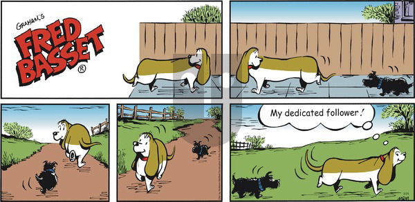 Fred Basset - Sunday March 29, 2020 Comic Strip