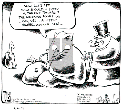 Tom Toles on Wednesday July 21, 1999 Comic Strip