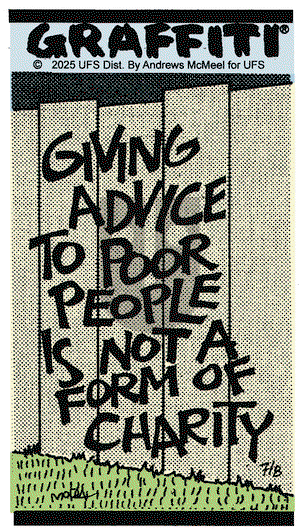 Graffiti on Tuesday July 8, 2025 Comic Strip