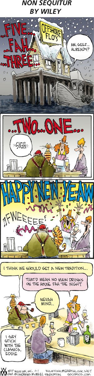 Non Sequitur on Sunday January 1, 2017 Comic Strip