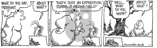 The Grizzwells on Thursday January 17, 2002 Comic Strip