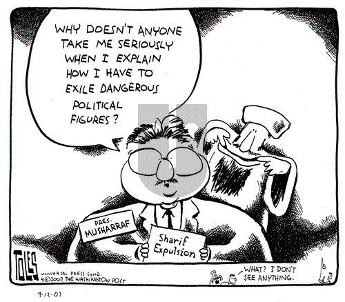 Tom Toles - Wednesday September 12, 2007 Comic Strip