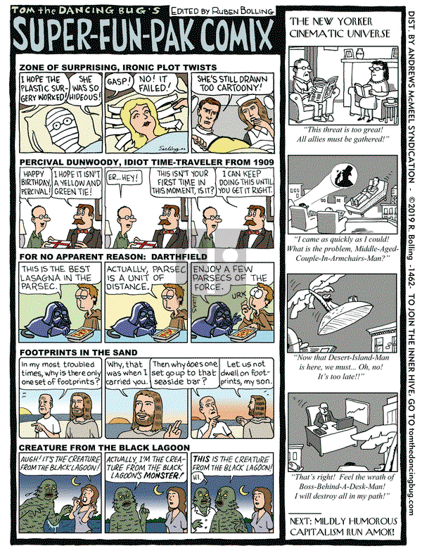 Tom the Dancing Bug on Friday November 8, 2019 Comic Strip