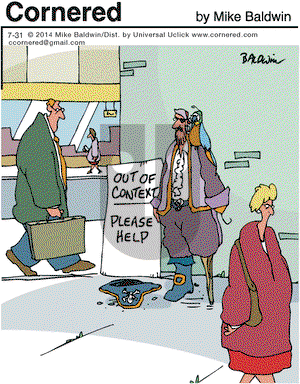 Cornered on Thursday July 31, 2014 Comic Strip