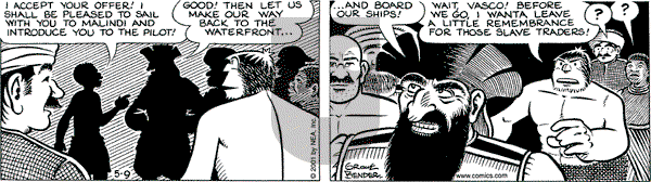 Alley Oop on Wednesday May 9, 2001 Comic Strip