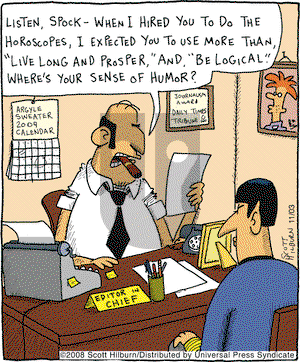The Argyle Sweater on Monday November 3, 2008 Comic Strip