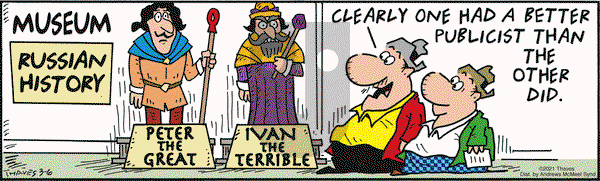 Frank and Ernest on Saturday March 6, 2021 Comic Strip