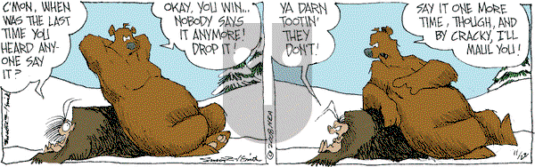The Grizzwells on Saturday November 22, 2008 Comic Strip