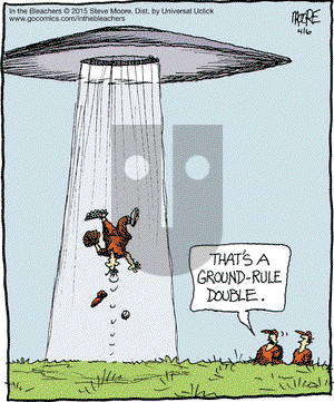 In the Bleachers on Monday April 6, 2015 Comic Strip