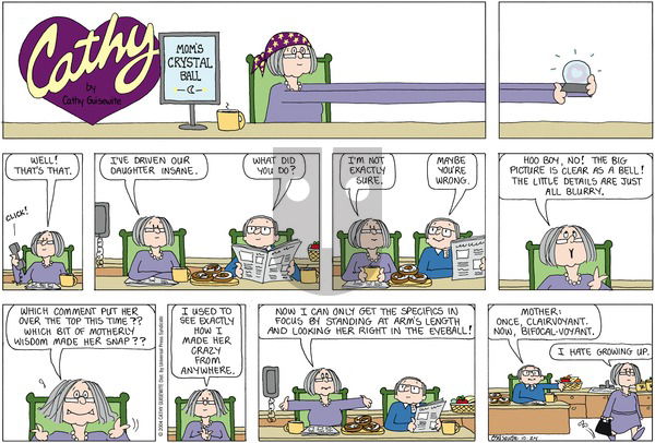 Cathy Classics on Sunday October 24, 2004 Comic Strip