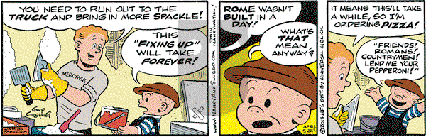 Nancy on Friday April 5, 2013 Comic Strip