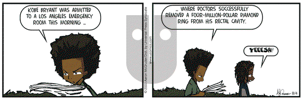 The Boondocks - Monday August 4, 2003 Comic Strip