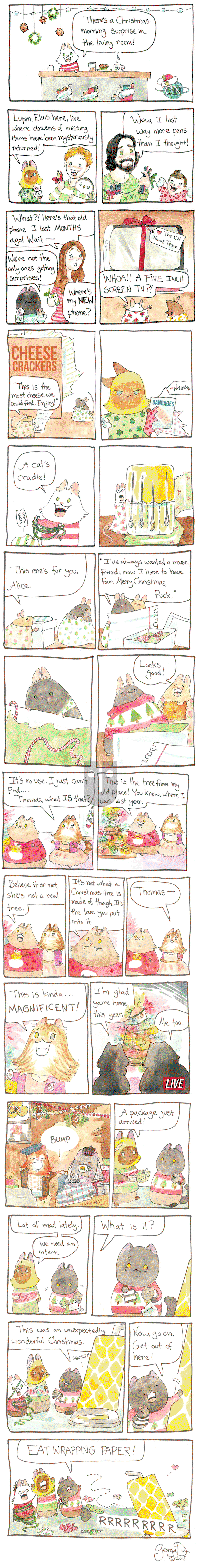 Breaking Cat News on Thursday February 9, 2017 Comic Strip