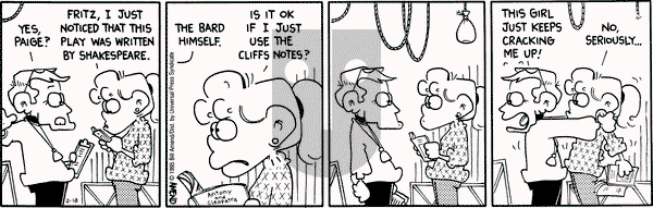 FoxTrot on Saturday February 18, 1995 Comic Strip